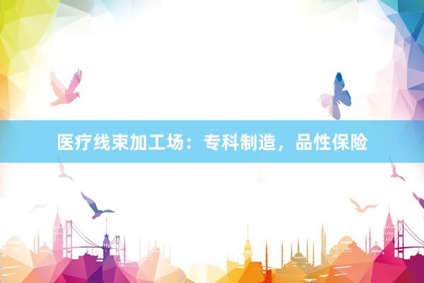 医疗线束加工场：专科制造，品性保险